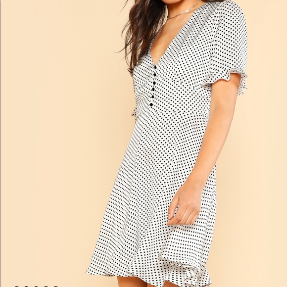 ⚜️ Polka Dot Casual Dress - Picture 3 of 6